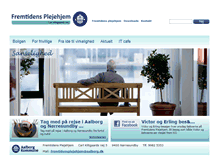 Tablet Screenshot of fremtidensplejehjem.dk